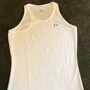 UNAVAILABLE - Under Armor White Heatgear Tank Tops